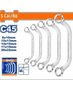 Bộ 5 Cờ Lê Hai Đầu Vòng Hình Cung WFR3405 WADFOW