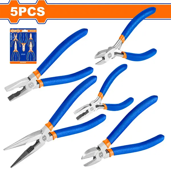Bộ 5 Kìm 4.5 inch & 6 inch Wadfow WPS0605