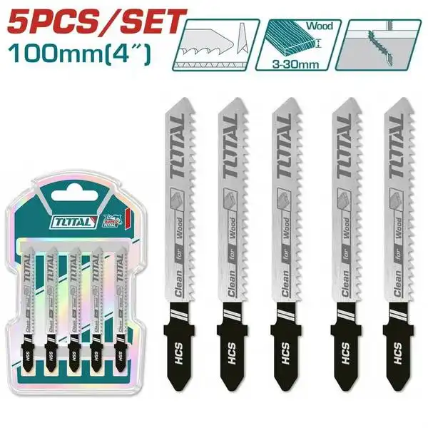 Bộ 5 lưỡi cưa lọng gỗ 10 răng TAC51101B TOTAL