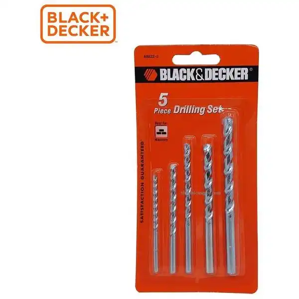 Bộ 5 mũi khoan bê tông Black & Decker A8032G