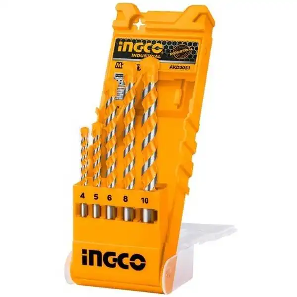Bộ 5 Mũi Khoan Bê Tông Đuôi Trơn AKD3051 INGCO