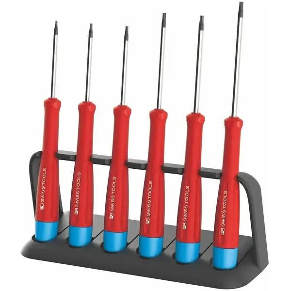 Bộ 6 chìa vặn điện tử đầu biên dạng Torx có lỗ PB SWISS TOOLS PB 8643.