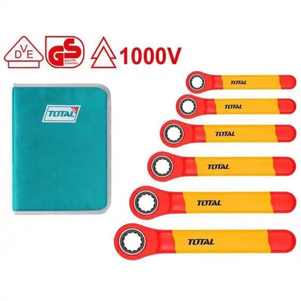 Bộ 6 cờ lê xoay chiều cách điện THKISPA0603 TOTAL