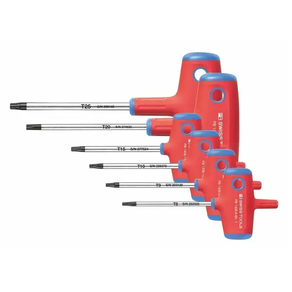 BỘ 6 TAY VẶN ĐẦU LỤC GIÁC BÔNG HOA THỊ PB SWISS TOOSL 1551