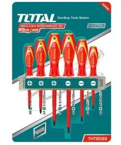 Bộ 6 tua vít cách điện THTIS566 TOTAL