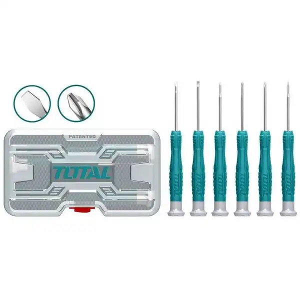 Bộ 6 tua vít đồng hồ THT250PS0601 TOTAL