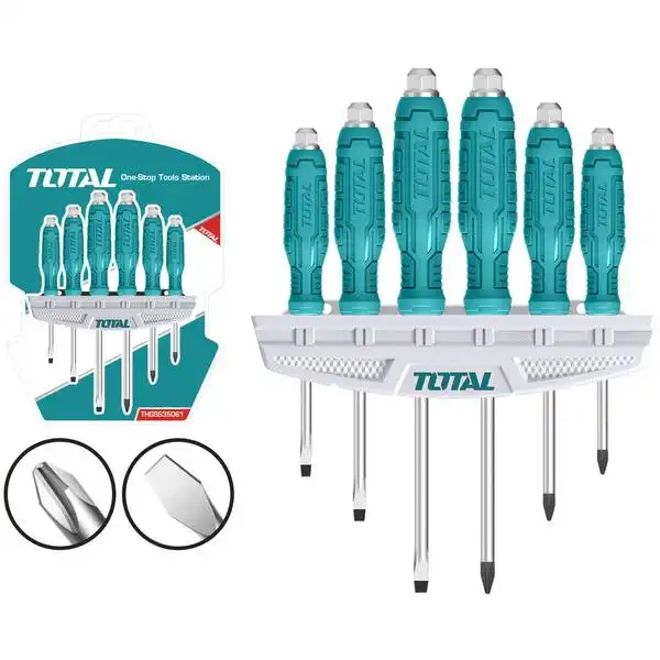Bộ 6 tua vít đóng xuyên THGSS35061 TOTAL
