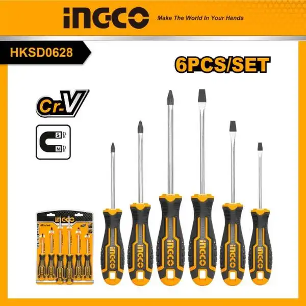 Bộ 6 Tua Vít HKSD0628 INGCO