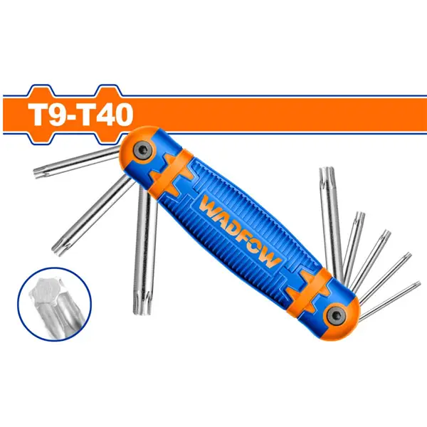 Bộ 8 chìa lục giác sao T9-T40 WadFow WHK3281