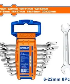 Bộ 8 Cờ Lê 2 Đầu Miệng 6-22Mm WDS2208 WADFOW