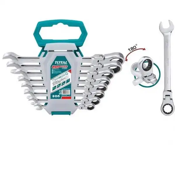 Bộ 8 cờ lê miệng vòng 2 chiều THT102RK586 TOTAL