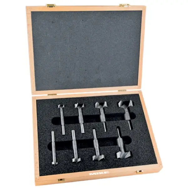 Bộ 8 mũi khoét gỗ FAMAG 1630.508, hộp đựng bằng gỗ
