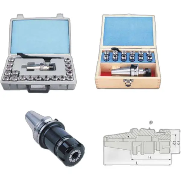 Bộ Bầu Kẹp BT30~50 Collet ER 62134 GIN