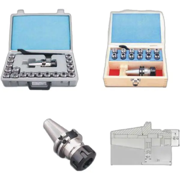 Bộ Bầu Kẹp DAT30~50 Collet ER 62136 GIN