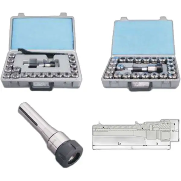 Bộ Bầu Kẹp Đuôi R8 Collet ER 62128 GIN