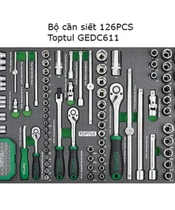 Bộ cần siết 126 chi tiết TOPTUL GEDC611