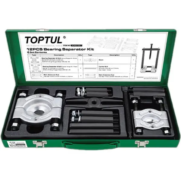 Bộ cảo bạc đạn 12 món TOPTUL JGAD1201