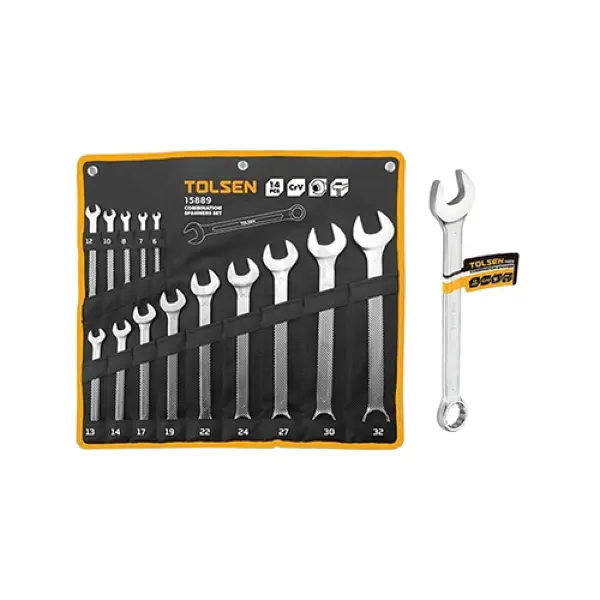 Bộ chìa khóa vòng miệng 14 món Tolsen 15889