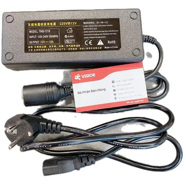 BỘ CHUYỂN ĐỔI NGUỒN TỪ 220V - 12V (10Ah - 120W)