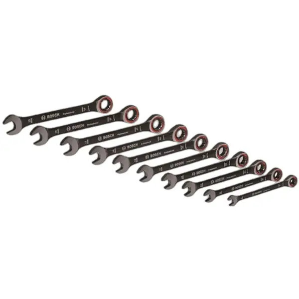 BỘ CỜ LÊ 10 MÓN THÉP ĐEN BOSCH 1600A016BU