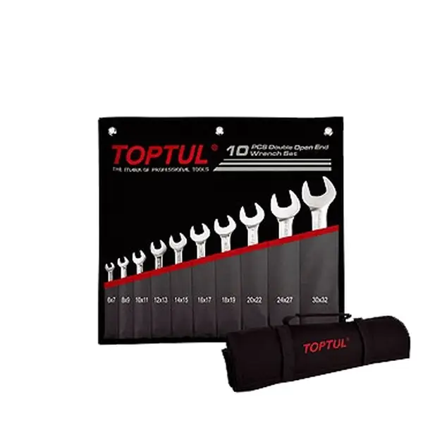 Bộ cờ lê 2 đầu hở 10 món TOPTUL GPCJ1001