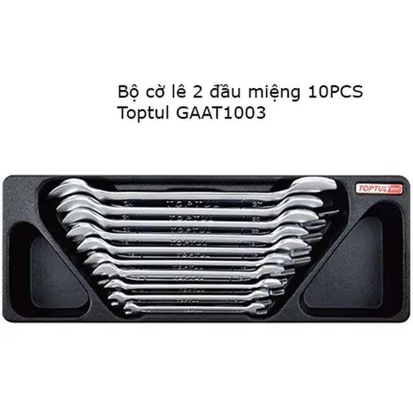 Bộ cờ lê 2 đầu miệng 10 chi tiết TOPTUL GAAT1003