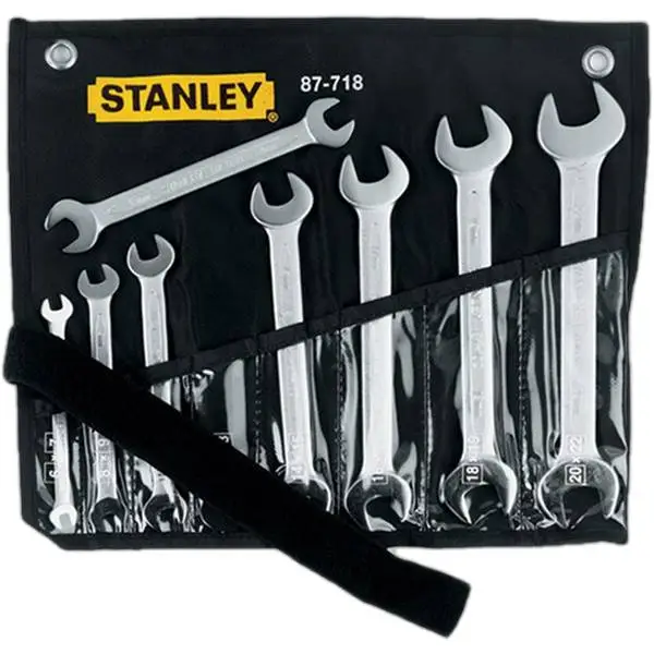 Bộ Cờ Lê 2 Đầu Miệng Stanley 87-718-1 6~22mm 8 cái