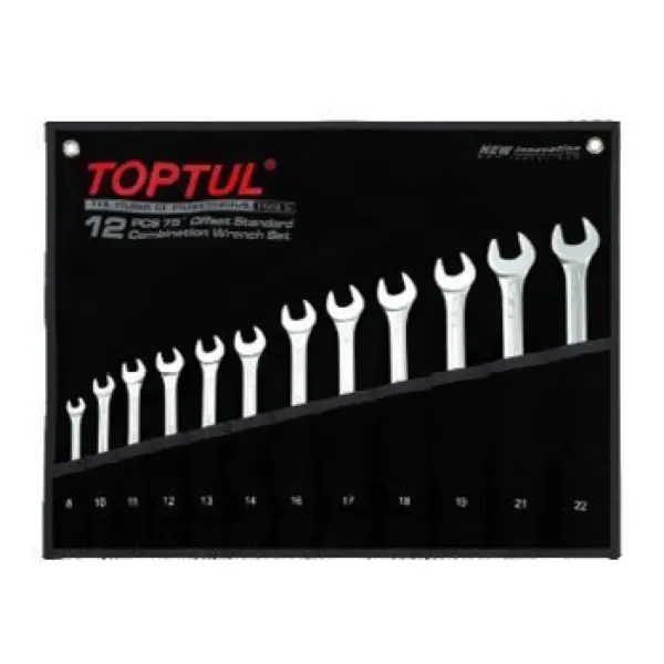 Bộ cờ lê 2 đầu vòng 75 độ 12 món TOPTUL GPAI1202