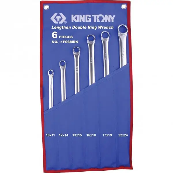 Bộ cờ lê 2 đầu vòng dài 6 chi tiết Kingtony 1F06MRN