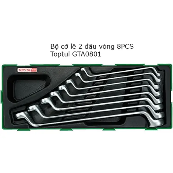 Bộ cờ lê 2 đầu vòng TOPTUL GTA0801