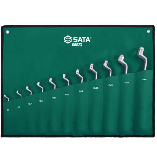 Bộ cờ lê hai đầu vòng 11 chi tiết Sata 08023