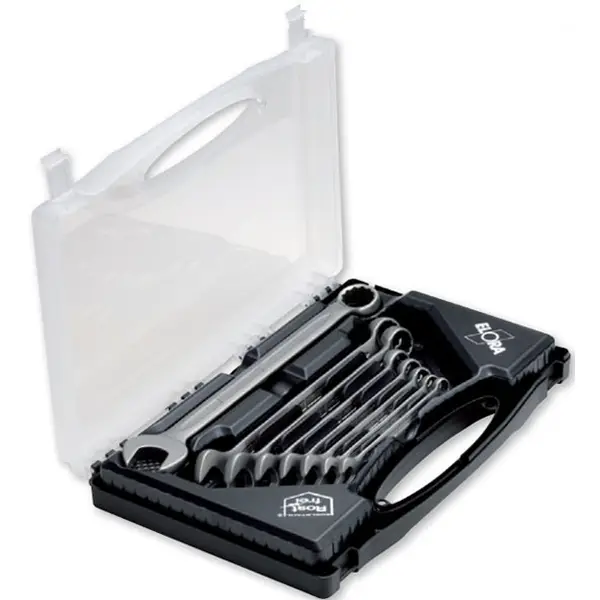 Bộ cờ lê inox ELORA MS-8 gồm 8 cây vòng miệng 8-22mm