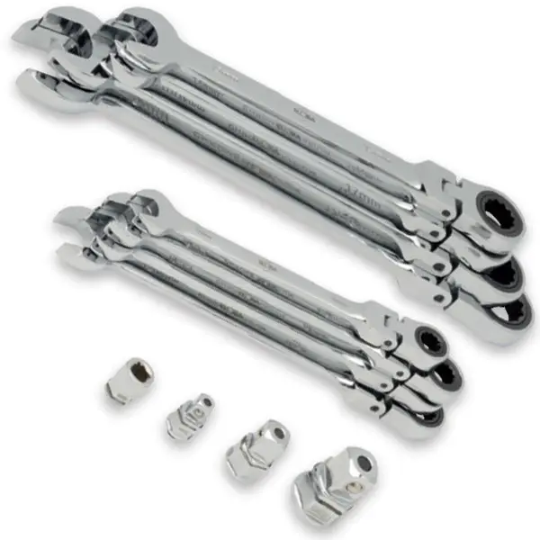 Bộ cờ lê lắc tay đầu vòng tự động ELORA 204R S8M, từ 8mm đến 19mm