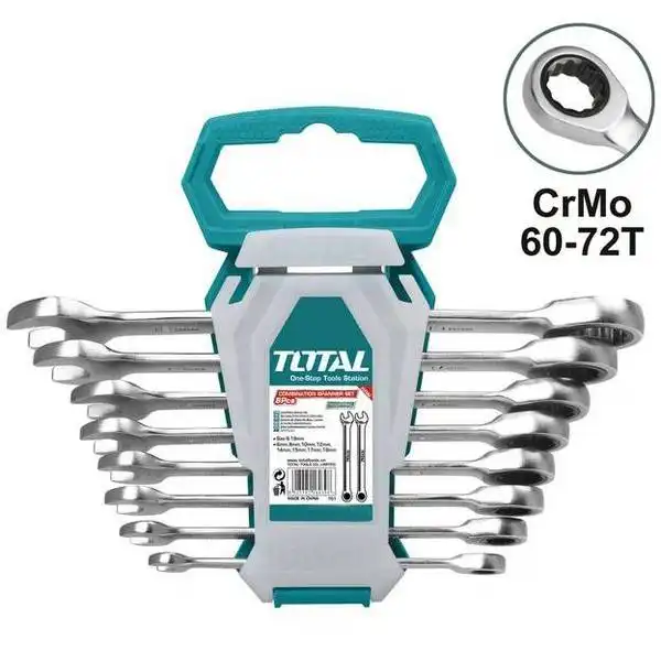 Bộ cờ lê miệng vòng 2 chiều THT102RK086 TOTAL