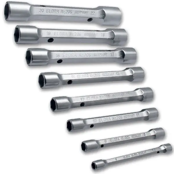 Bộ cờ lê ống tuýp ELORA 206S, chuẩn DIN 896, form A