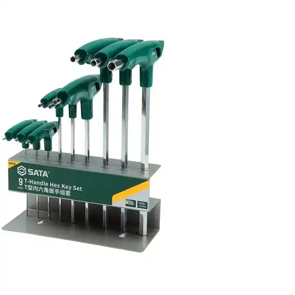 Bộ cờ lê tay cầm chữ T 1bộ 9 cái SATA 09118 - 9PC. T-HANDLE HEX KEY SET