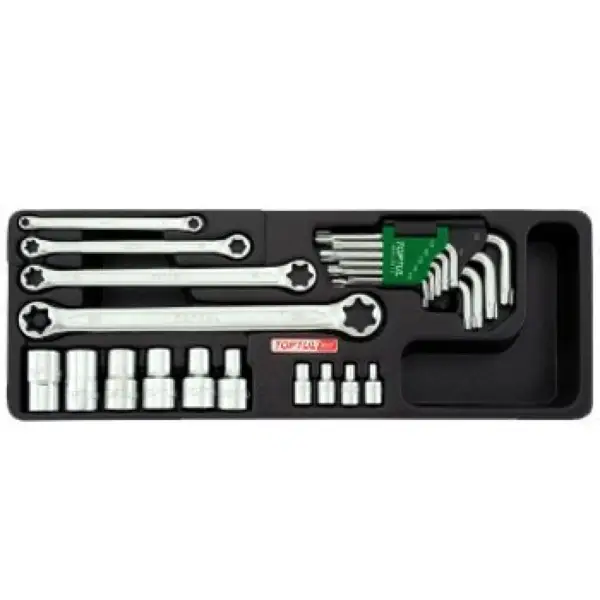 Bộ cờ lê, tuýp, lục giác sao 23 món TOPTUL GAAT2302