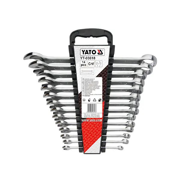 Bộ cờ lê vòng miệng 14 chi tiết 8-24mm Yato YT-03618