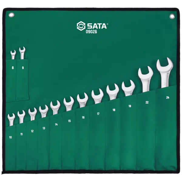Bộ cờ lê vòng miệng 14 chi tiết Sata 09026