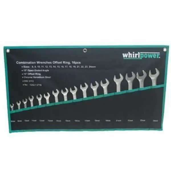 Bộ cờ lê vòng miệng 16 chi tiết Whirl Power 1242-1-F16