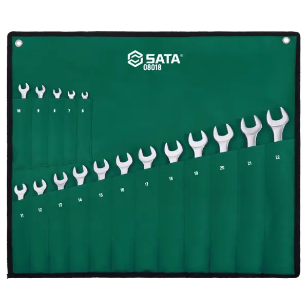 Bộ cờ lê vòng miệng 17 chi tiết Sata 08018