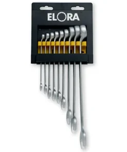 Bộ cờ lê vòng miệng ELORA 205-KH 9, chuẩn DIN 3113 B