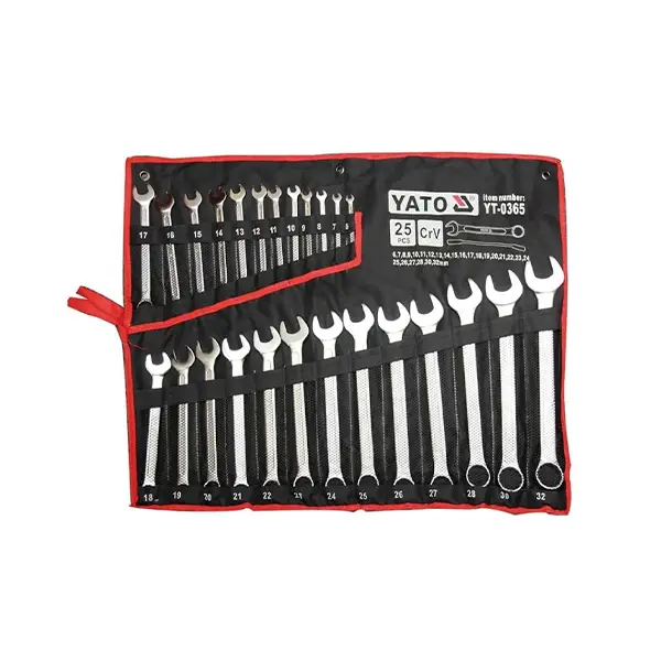 Bộ cờ lê vòng miệng hệ met 25 chi tiết Yato YT-0365 (6-32mm)