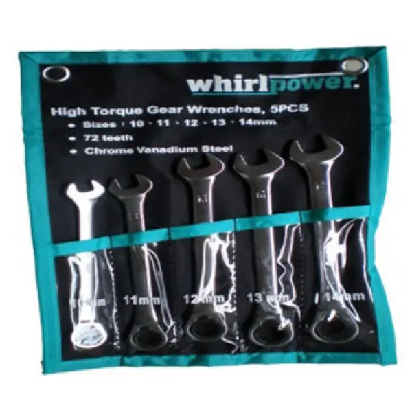 Bộ cờ lê vòng miệng tự động đa năng 5 chi tiết Whirl Power 1639-2-A05