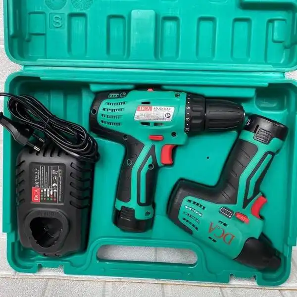 Bộ combo máy khoan và máy siết vít dùng pin DCA ADKIT01EK