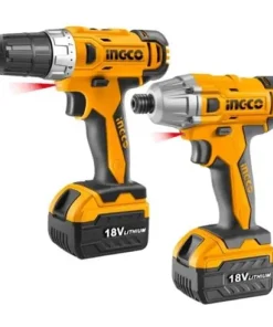 Bộ combo máy khoan và máy siết vít dùng pin Lithium Ingco CKLI18021 (18V)