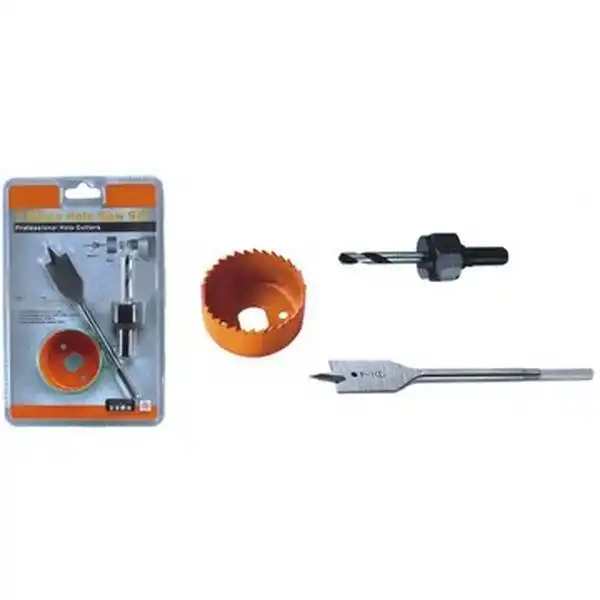 Bộ công cụ khoét lỗ gỗ 3 chi tiết Asaki AK-3680