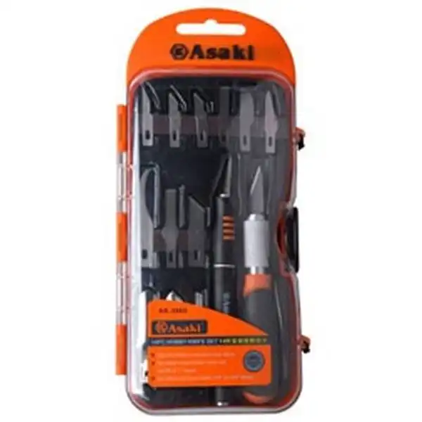 Bộ dao điêu khắc cao cấp 14 chi tiết Asaki AK-3960