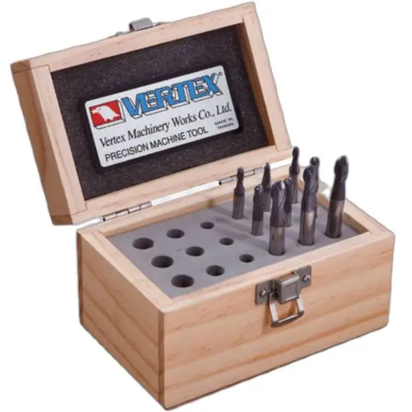 Bộ dao phay cầu 2 me Vertex VB222-A