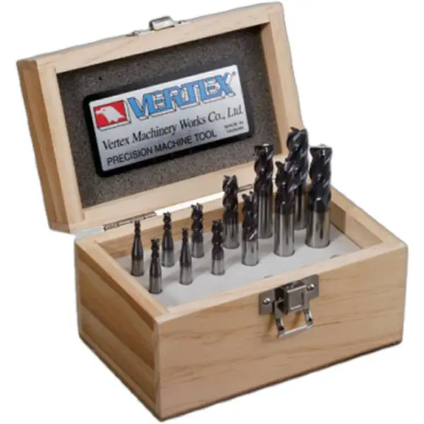 Bộ dao phay ngón 4 me Vertex VE124-A; VE124-B